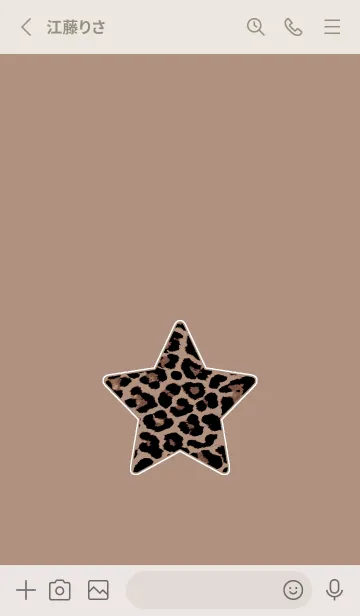 [LINE着せ替え] レオパード スター 10の画像2