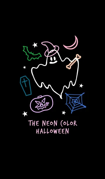 [LINE着せ替え] ネオンカラー ハローウィン 23の画像1