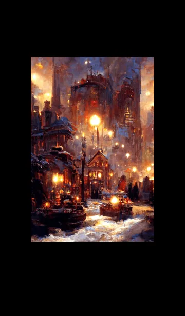 [LINE着せ替え] クリスマスの街並み #1_20。の画像1