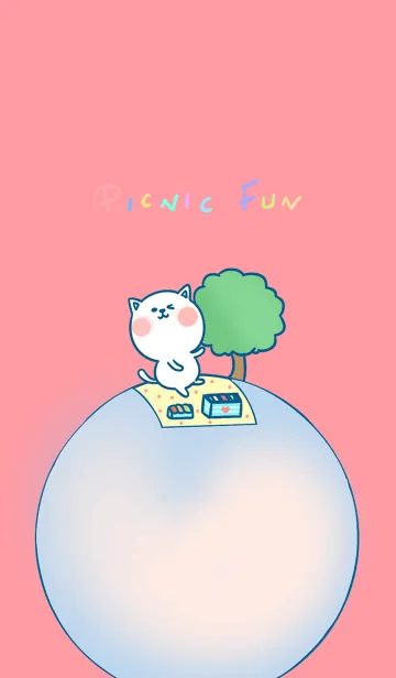 [LINE着せ替え] Picnic Fun J-Baby Redの画像1