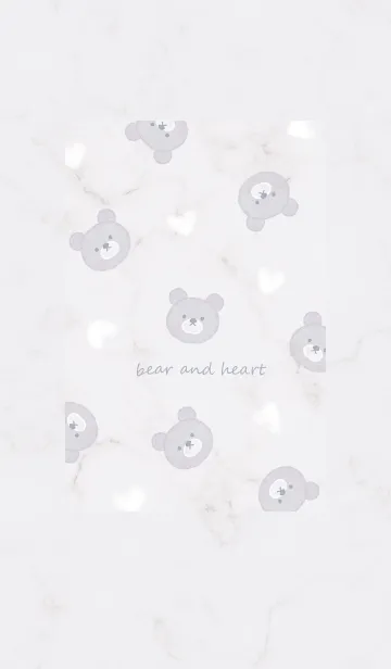 [LINE着せ替え] クマとハート♥ウィスタリア08_1の画像1