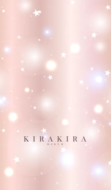 [LINE着せ替え] KIRAKIRA STAR-PINK GOLD 14の画像1