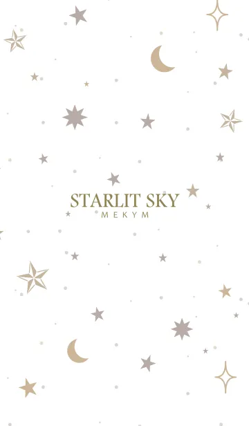 [LINE着せ替え] SIMPLE-STARLIT SKY MEKYM 22の画像1