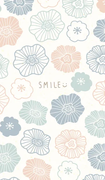 [LINE着せ替え] 北欧風 お花 可愛い21の画像1