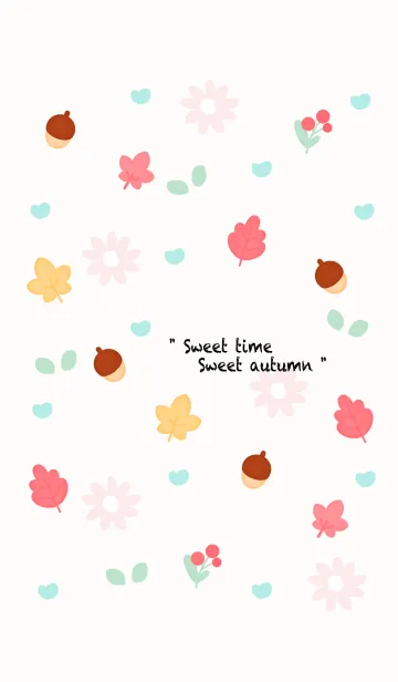 [LINE着せ替え] Pastel autumn time 4の画像1