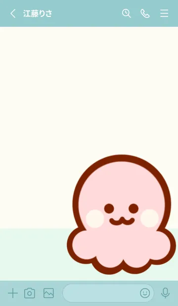 [LINE着せ替え] Pastel sea animal 3の画像2