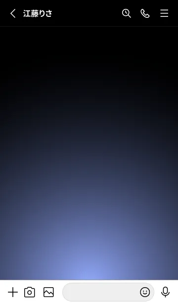 [LINE着せ替え] FROSTY BLUE LIGHT. -MEKYM-の画像2