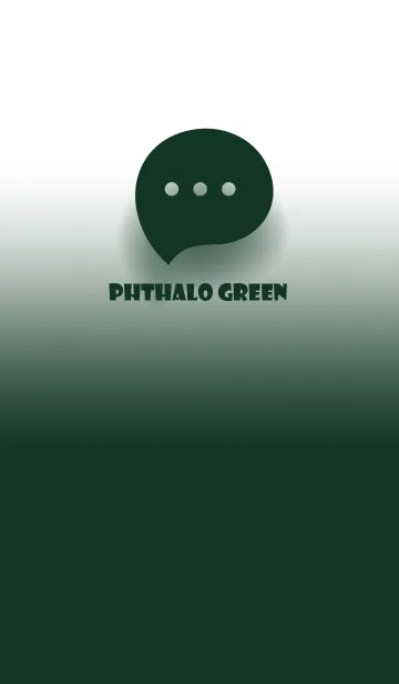 [LINE着せ替え] Phthalo Green & White Theme V.2 (JP)の画像1