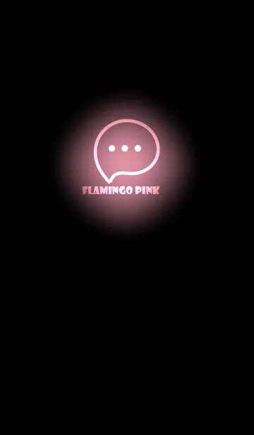 Flamingo Pink Neon Theme V3 (JP)の着せ替えメイン画像