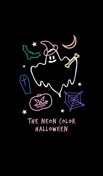 [LINE着せ替え] ネオンカラー ハローウィン 24の画像1