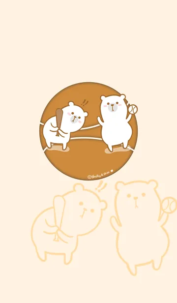 [LINE着せ替え] Here Comes Bears J-Milk Candyの画像1