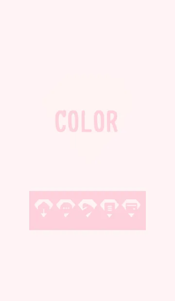 [LINE着せ替え] pink color Z03の画像1