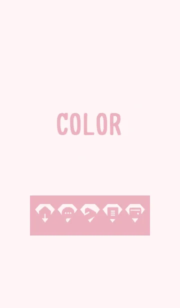 [LINE着せ替え] pink color Z05の画像1