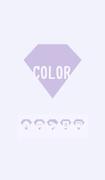 [LINE着せ替え] purple color Z04の画像1