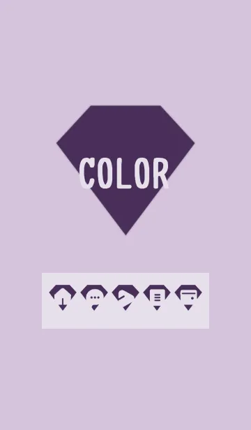 [LINE着せ替え] purple color Z05の画像1