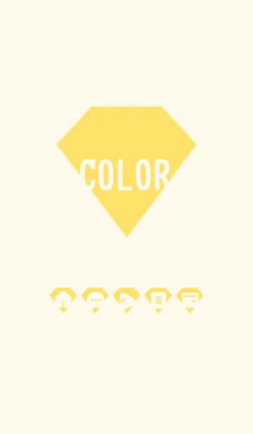 [LINE着せ替え] yellow color Z04の画像1