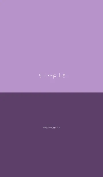 [LINE着せ替え] D97_26_パープル5-3の画像1