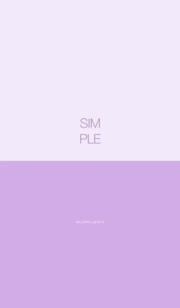 [LINE着せ替え] 497_24_パープル2-3の画像1