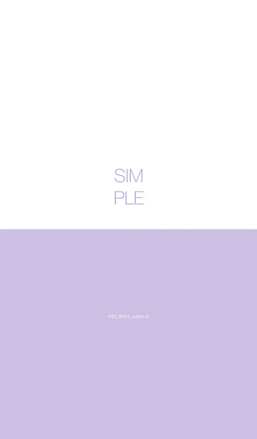 [LINE着せ替え] 497_24_パープル4-3の画像1