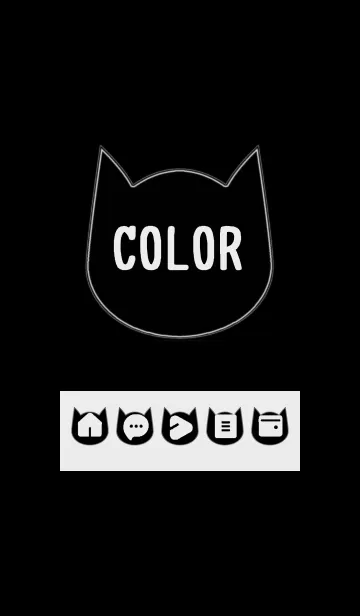 [LINE着せ替え] bw color N10の画像1