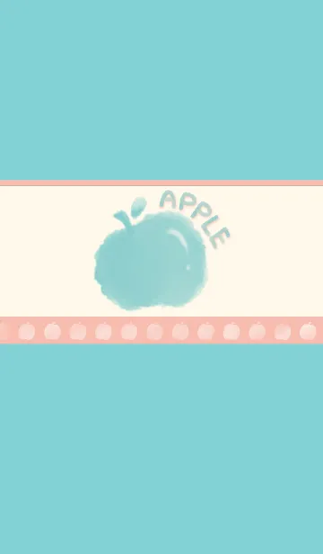 [LINE着せ替え] Smudged Apple J-Indigo.Red Orangeの画像1