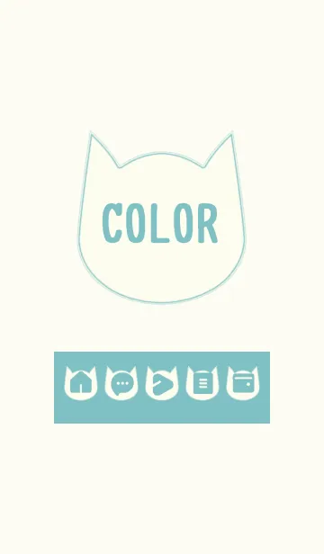 [LINE着せ替え] green color N17の画像1