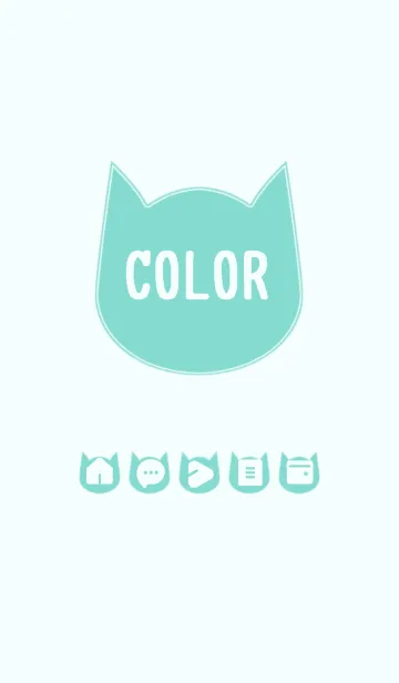 [LINE着せ替え] green color N18の画像1