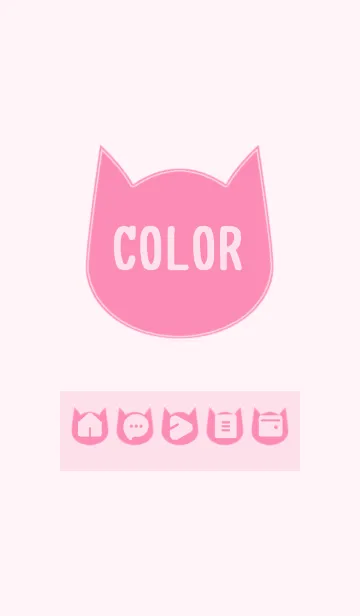 [LINE着せ替え] pink color N06の画像1