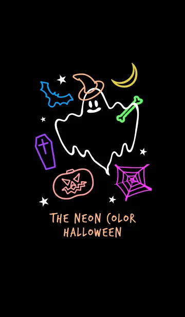 [LINE着せ替え] ネオンカラー ハローウィン 25の画像1