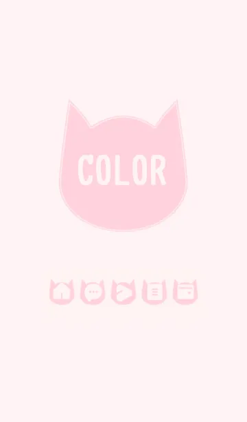[LINE着せ替え] pink color N08の画像1