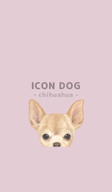 [LINE着せ替え] ICON DOG - チワワ - PASTEL PK/04の画像1