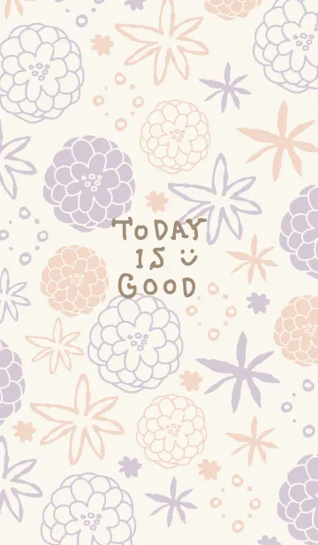 [LINE着せ替え] 手書きのお花 ほんわか18の画像1