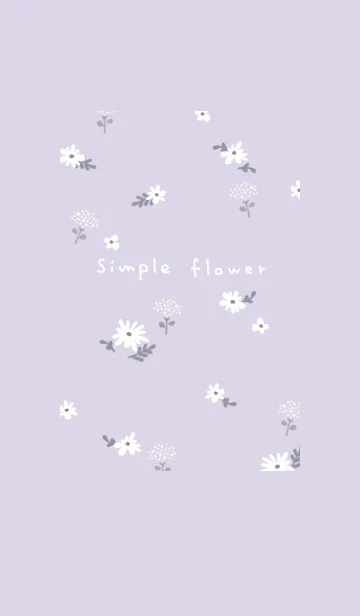 北欧かわいいお花♪18の着せ替えメイン画像