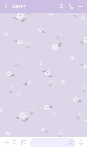 [LINE着せ替え] 北欧かわいいお花♪18の画像2