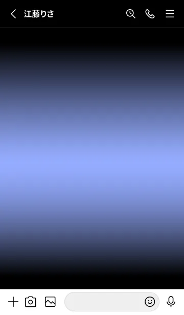 [LINE着せ替え] FROSTY BLUE ICON THEME -MEKYM-の画像2