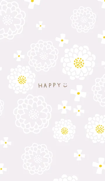 [LINE着せ替え] 白い花 ダンス24の画像1