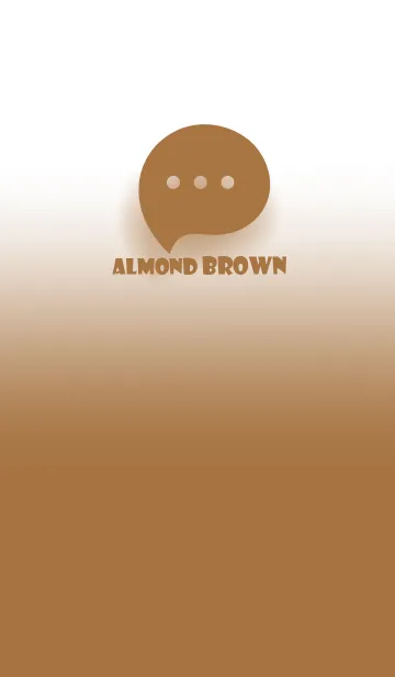 [LINE着せ替え] Almond Brown & White Theme V.3 (JP)の画像1