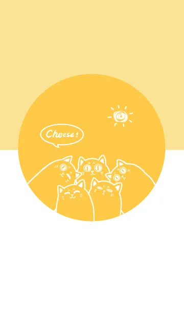 [LINE着せ替え] Meow...Cheese！ - Orange Juice Jの画像1