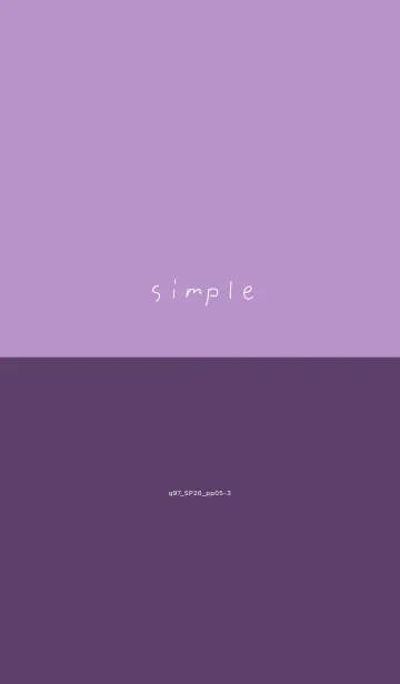 [LINE着せ替え] q97_26_パープル5-3の画像1