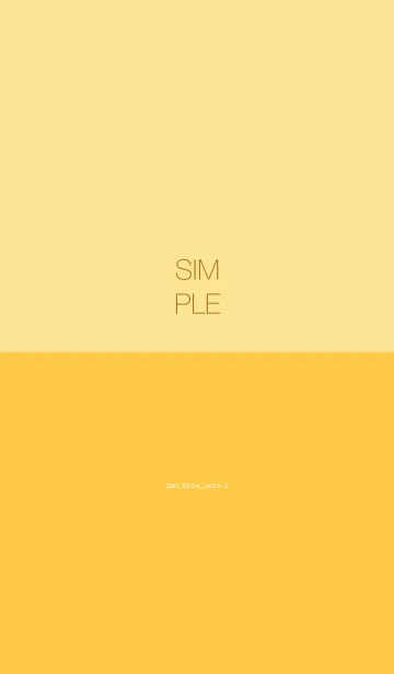 [LINE着せ替え] Q97_24_イエロー3-3の画像1