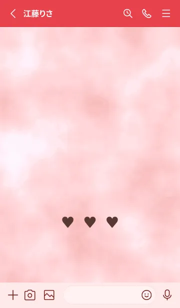 [LINE着せ替え] ♥♥♥19の画像2