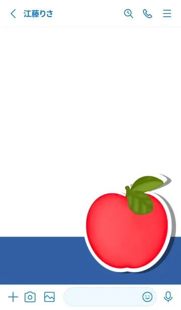 [LINE着せ替え] My fruit sticker 7の画像2