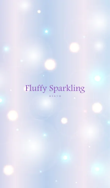 [LINE着せ替え] Fluffy Sparkling-PURPLE.MEKYM 12の画像1