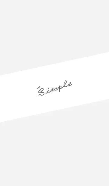 [LINE着せ替え] Simple Lines-Light Gray. White Jの画像1