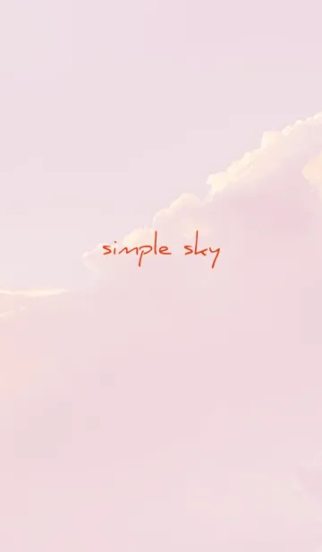 [LINE着せ替え] 赤 : simple skyの画像1