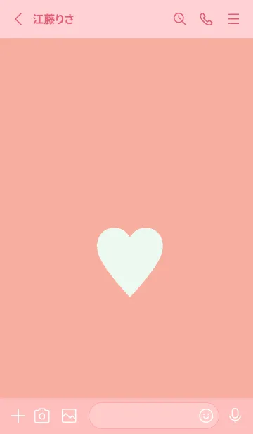 [LINE着せ替え] シンプル ハート _171の画像2