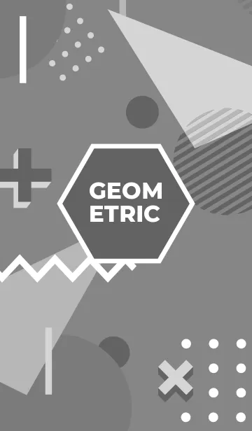 [LINE着せ替え] Geometric LUNAR BASEの画像1
