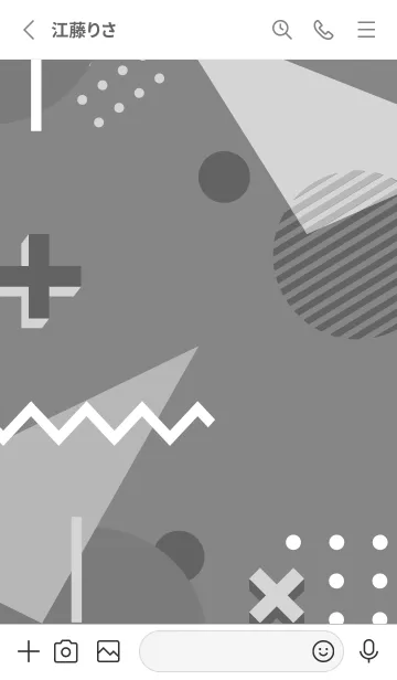 [LINE着せ替え] Geometric LUNAR BASEの画像2