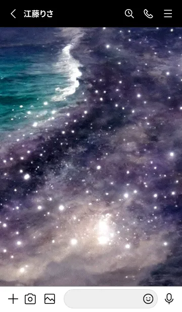 [LINE着せ替え] 夜の月 月の海 #4j18_20。の画像2