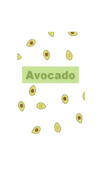 [LINE着せ替え] Avocado pattern / green3の画像1